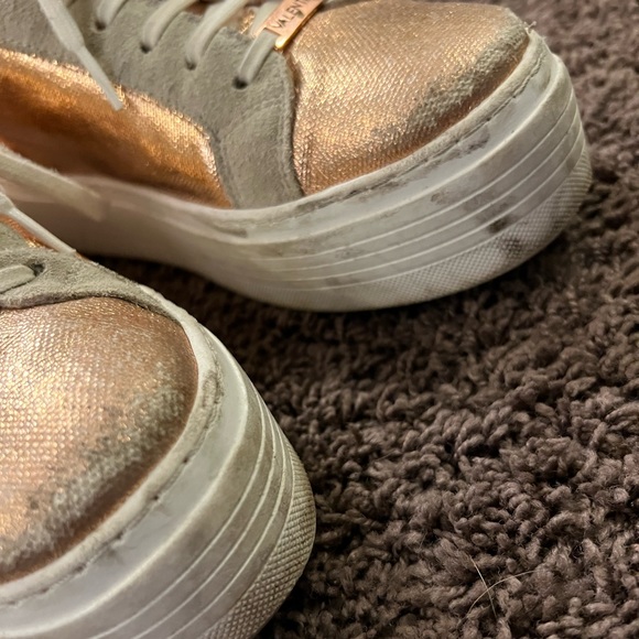 VALENTINO BY MARIO VALENTINO
Sela Metallic Platform Sneakers - Picture 5 of 14